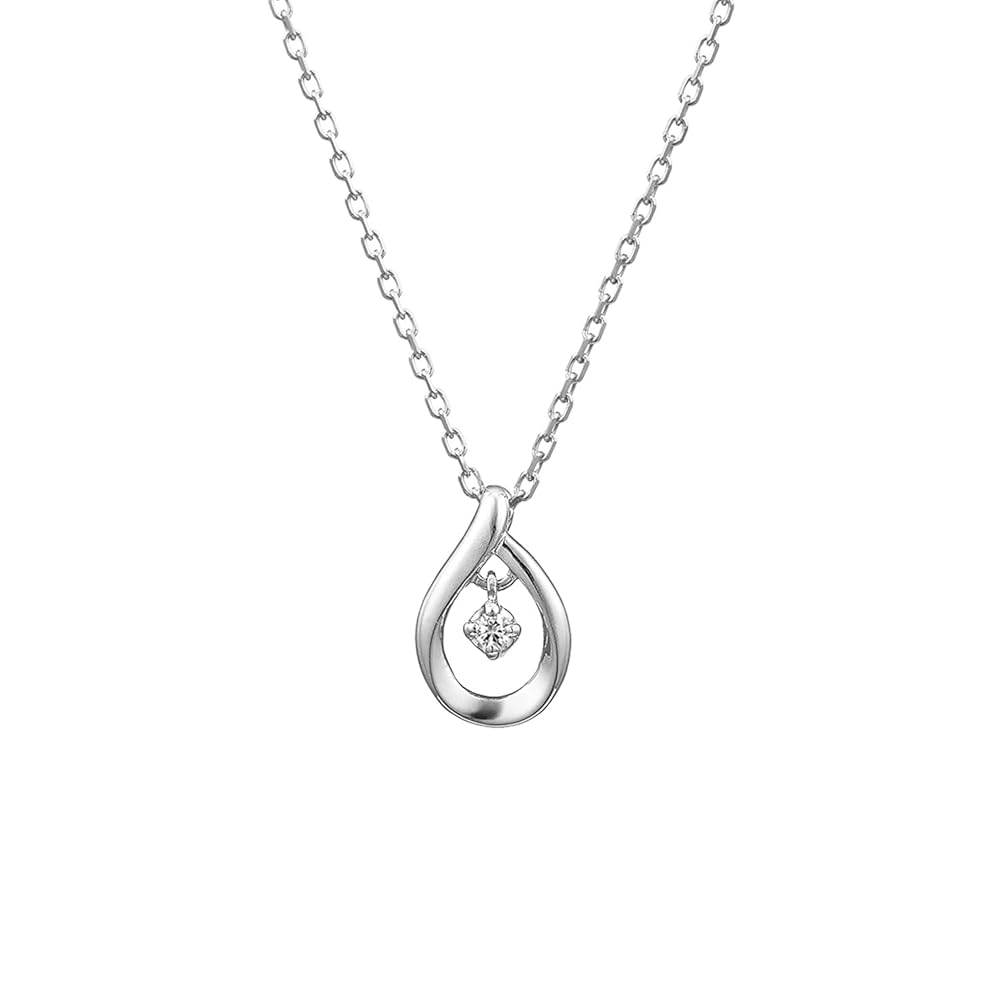 新品正規.定価16500円】 4℃ ヨンドシー　月　ダイヤ　ネックレス　シルバー 楽天市場】【P3倍】4℃ ヨンドシー ネックレス ダイヤモンド